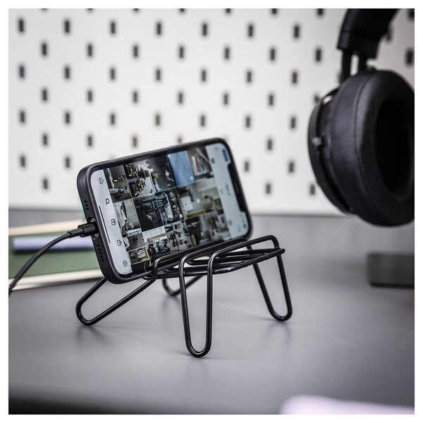 New KRUBBET Holder for mobile phone, dark green