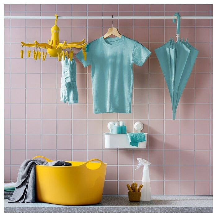 PRESSA Hanging dryer 16 clothes pegs, green
