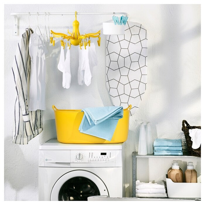 PRESSA Hanging dryer 16 clothes pegs, green
