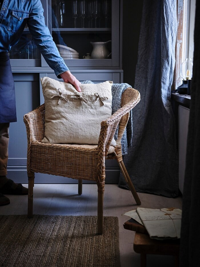 AGEN Chair, rattan/bamboo