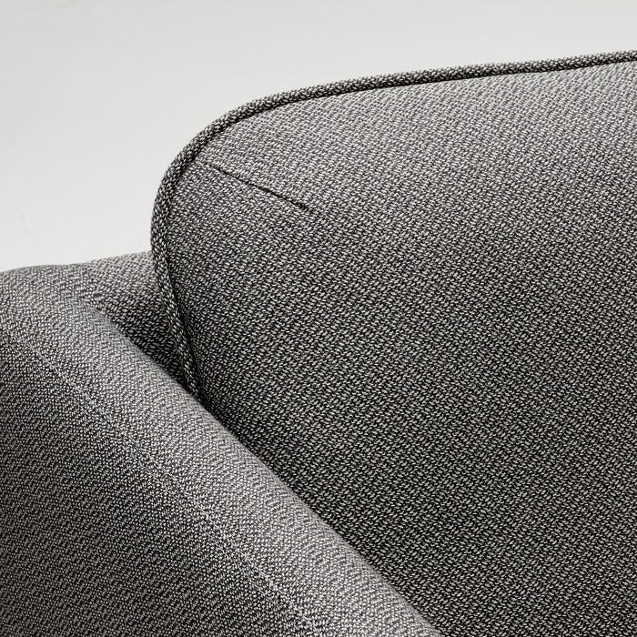 VISKABACKA Armchair, Skartofta black/light grey
