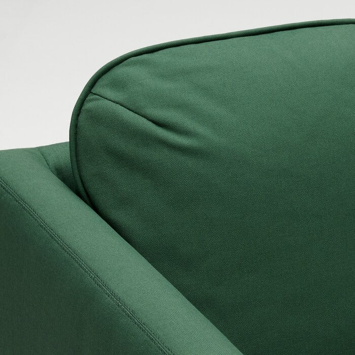 VISKABACKA Armchair, Skartofta black/light grey