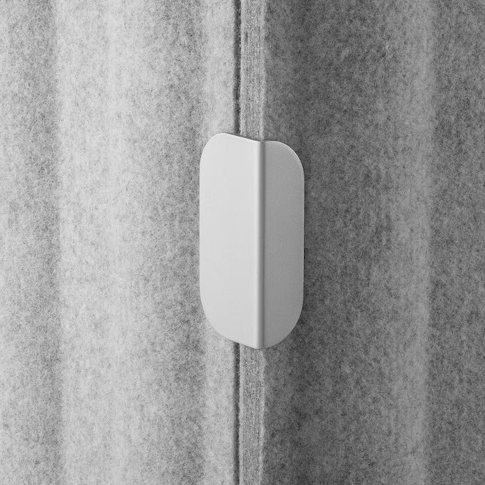 EILIF Screen, freestanding, grey, 80x150 cm