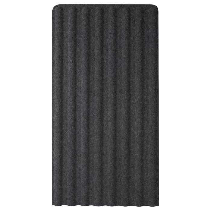 EILIF Screen, freestanding, grey, 80x150 cm
