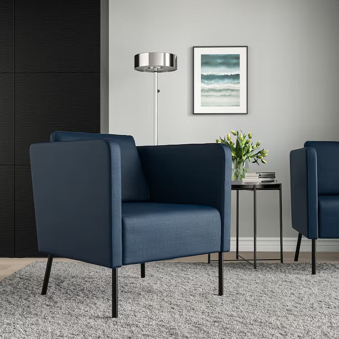 EKERÖ Armchair, Skiftebo dark blue