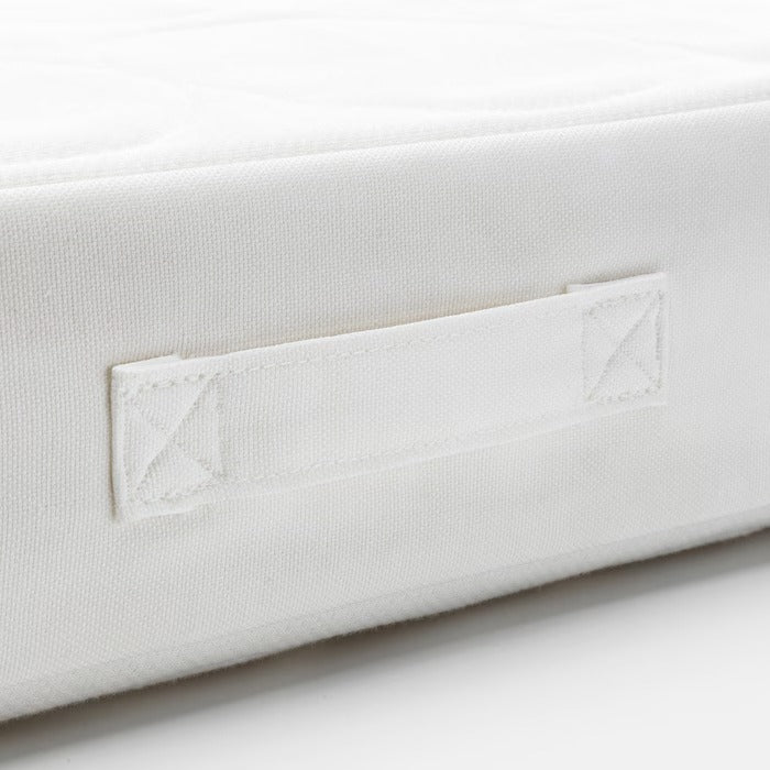 JÄTTETRÖTT Pocket sprung mattress for cot, white, 60x120x11 cm