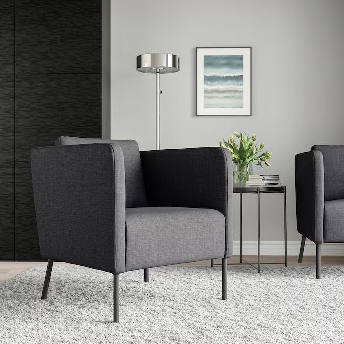 EKERÖ Armchair, Skiftebo dark blue