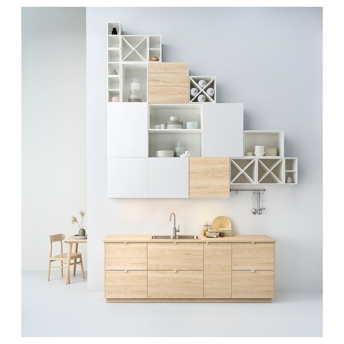 EKBACKEN Worktop, ash effect/laminate, 246x2.8 cm