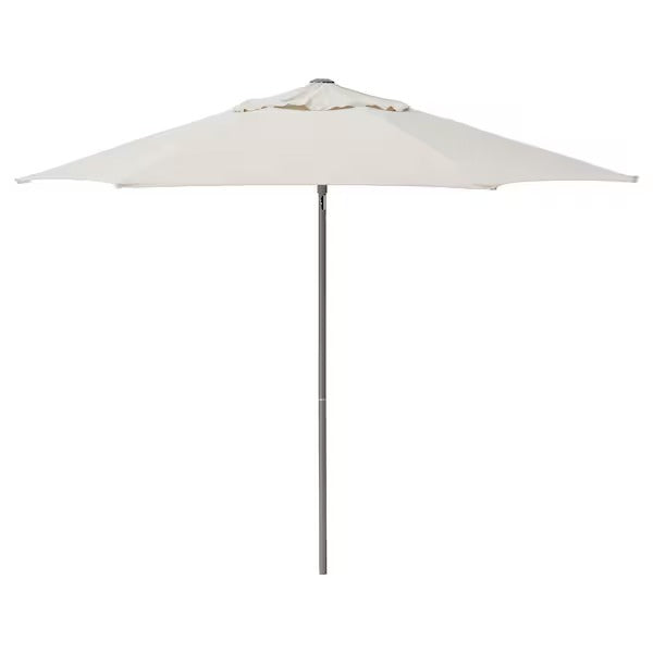 JOGGESÖ Parasol, light grey-beige, 300 cm