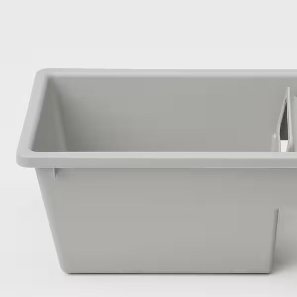 FÅNGGRÖDA Insert with compartments, light grey, 30x30x11 cm