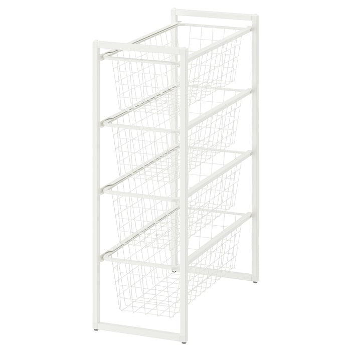 JONAXEL Storage combination, white, 25x51x70 cm