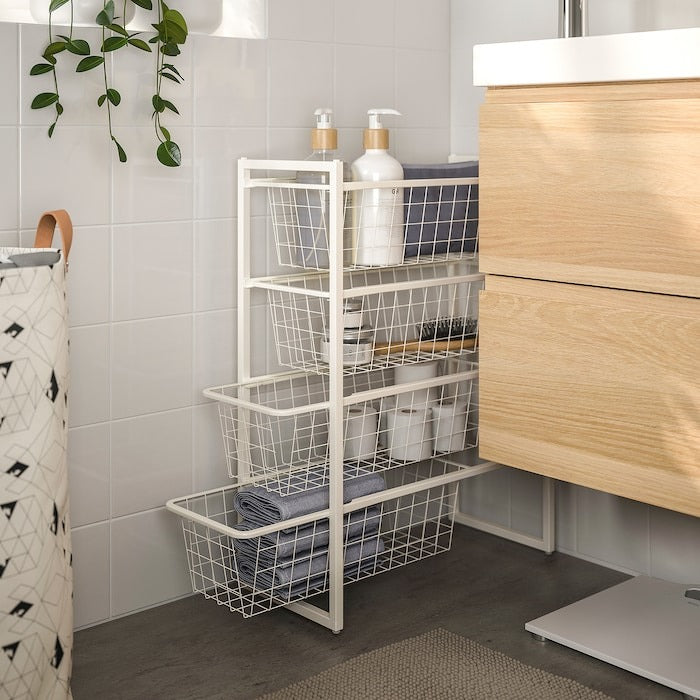 JONAXEL Storage combination, white, 25x51x70 cm