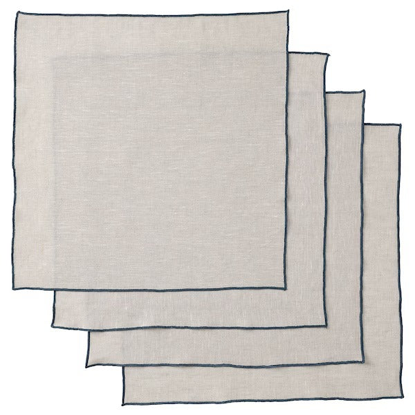 OMBONAD Napkin, natural colour/beige, 35x35 cm