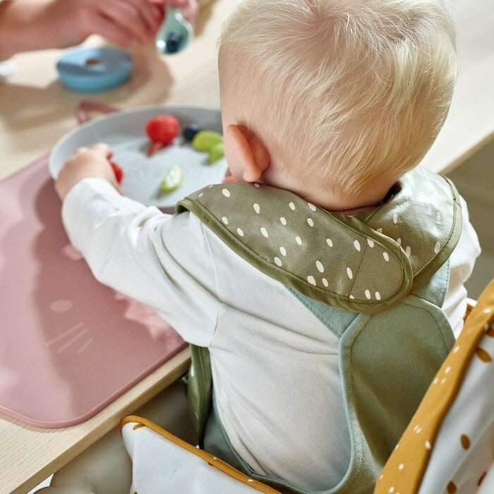 New GULDVÄVARE Bib, green/white