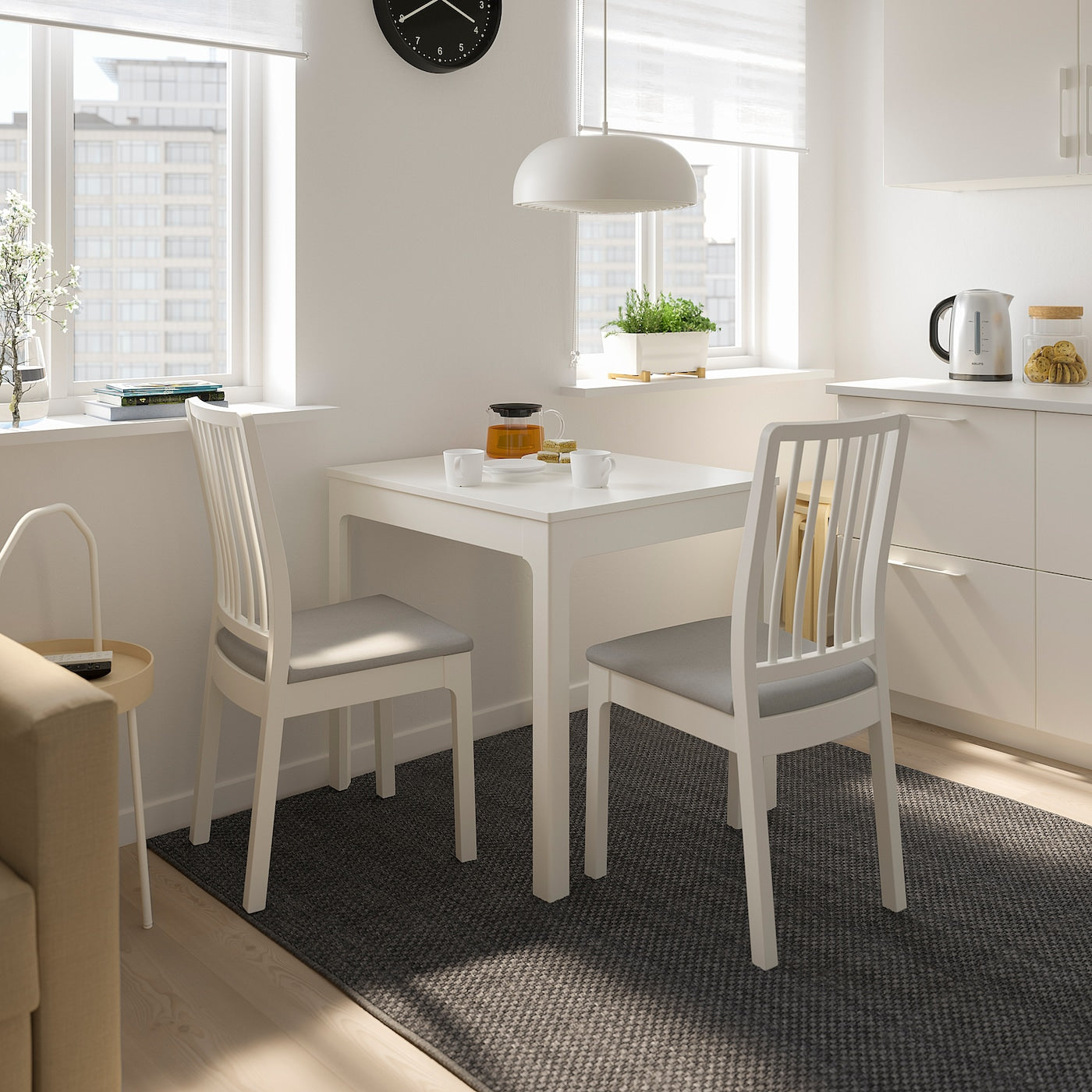EKEDALEN Extendable table, oak, 80/120x70 cm