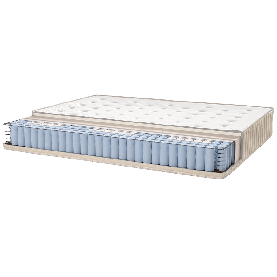 VATNESTRÖM Pocket sprung mattress, extra firm/natural, 150x200 cm