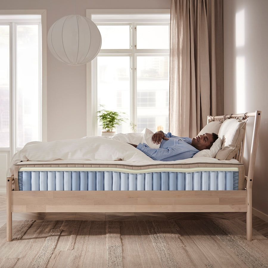 VATNESTRÖM Pocket sprung mattress, extra firm/natural, 150x200 cm
