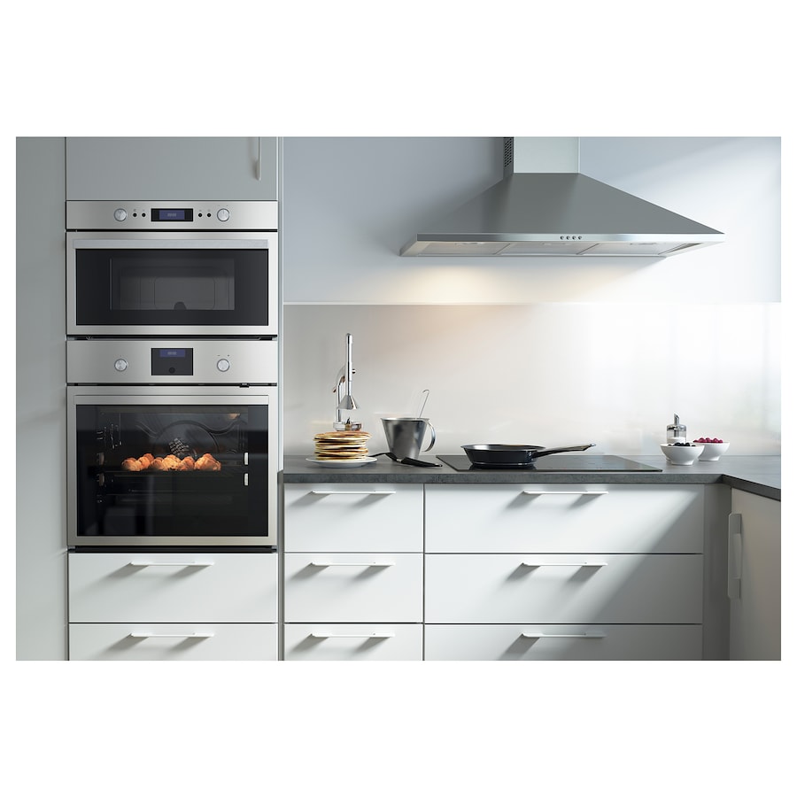 EKBACKEN Worktop, concrete effect/laminate, 246x2.8 cm