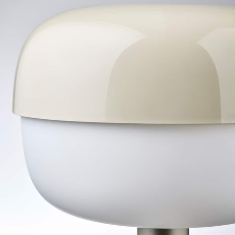BLÅSVERK Table lamp, beige, 36 cm
