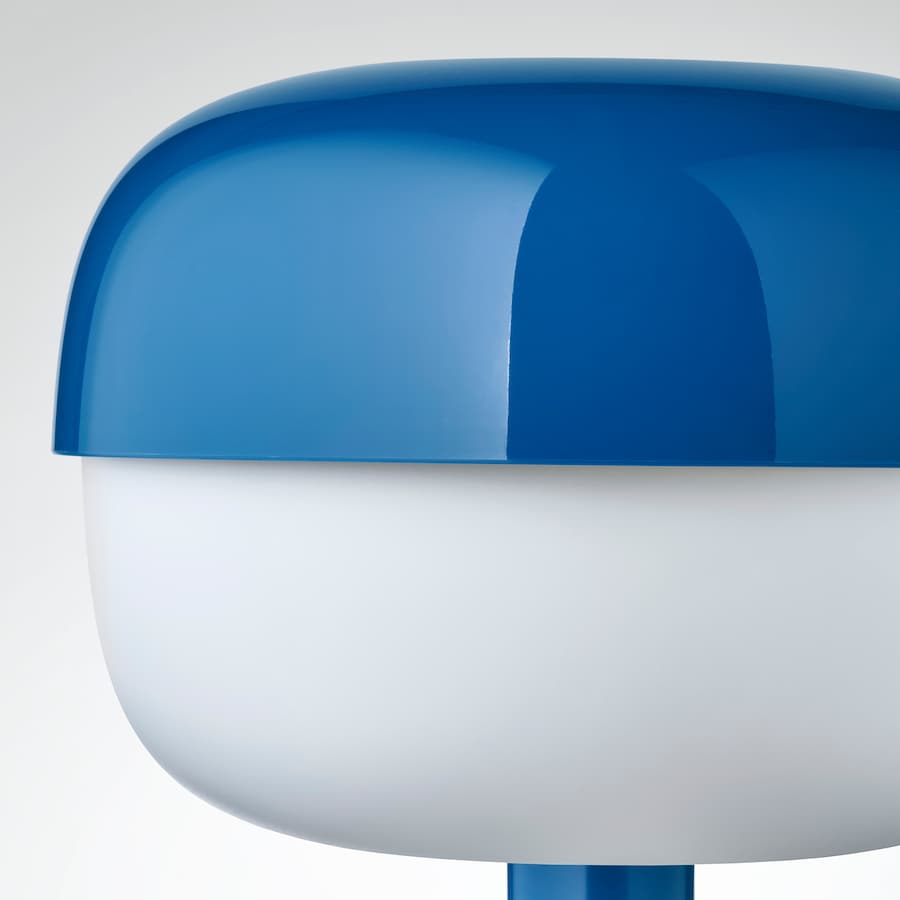 BLÅSVERK Table lamp, beige, 36 cm