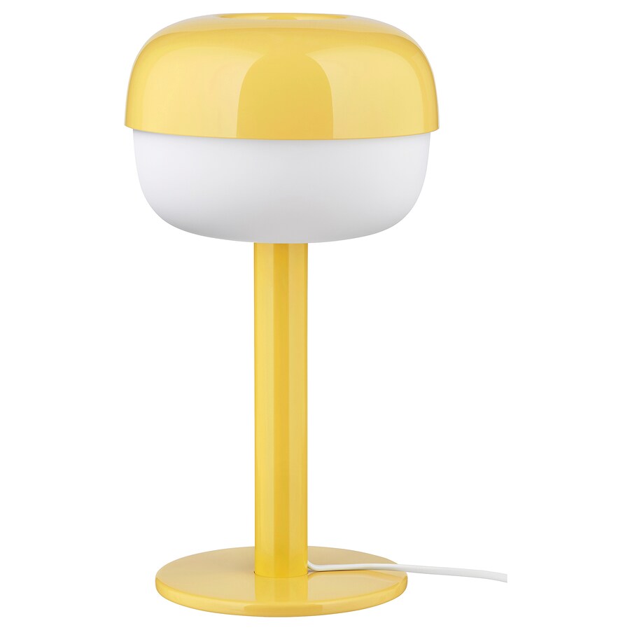 BLÅSVERK Table lamp, beige, 36 cm