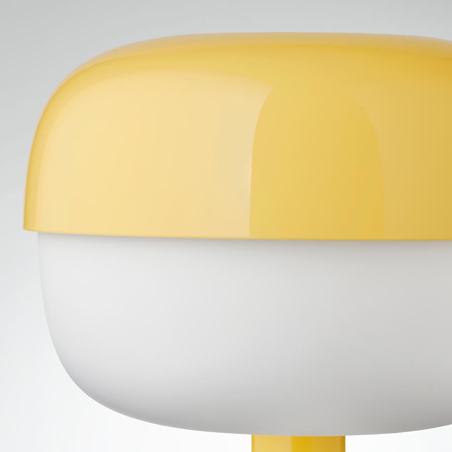 BLÅSVERK Table lamp, beige, 36 cm