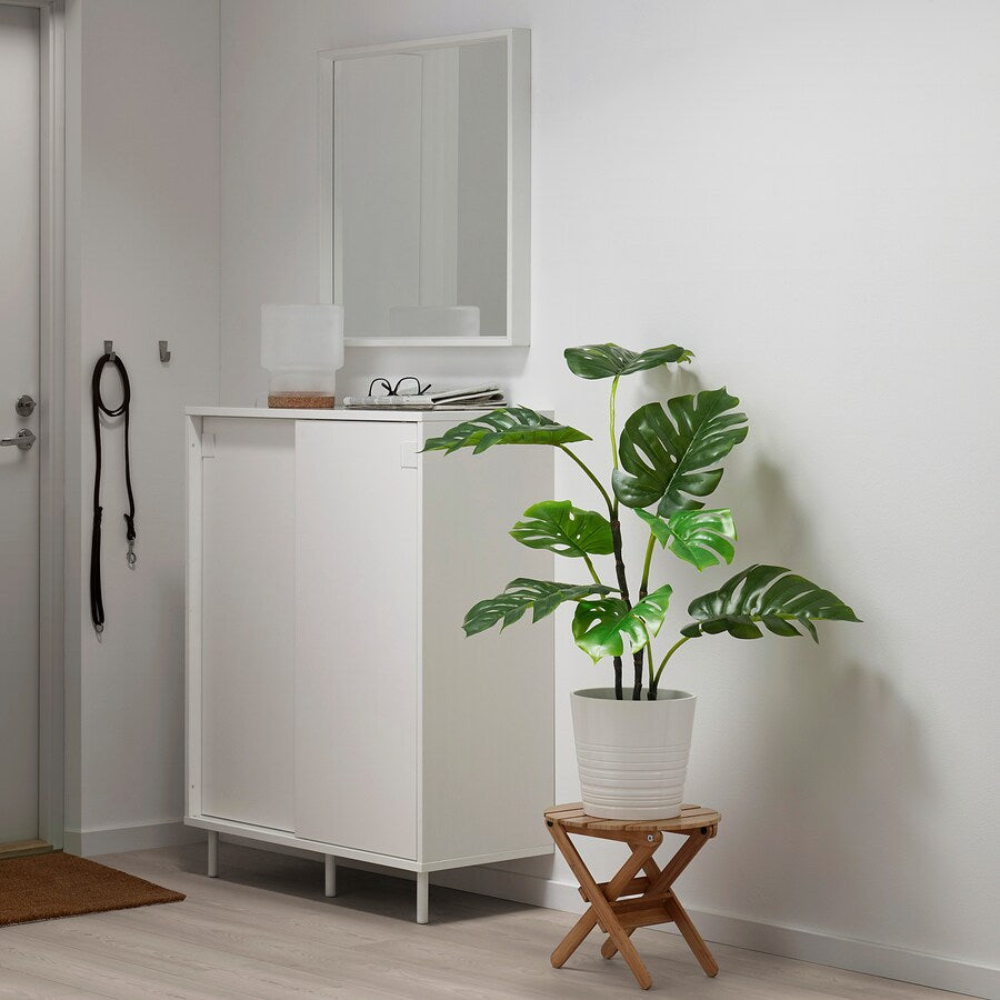 FEJKA Artificial potted plant, in/outdoor Monstera, 19 cm