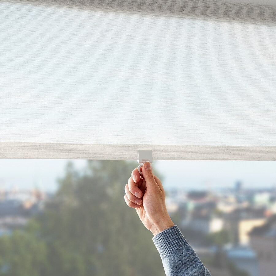 SANDVEDEL Roller blind, beige, 60x195 cm