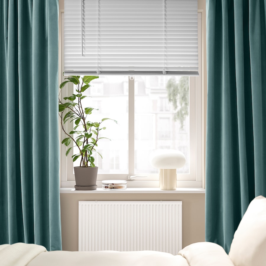 VECKLARFLY Venetian blind, white, 100x155 cm