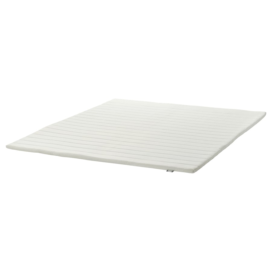 NOPAKTE Mattress pad, white, 90x200 cm