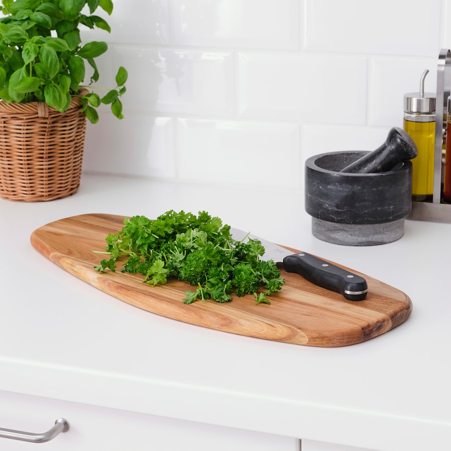 FASCINERA Chopping board, acacia, 28x19 cm