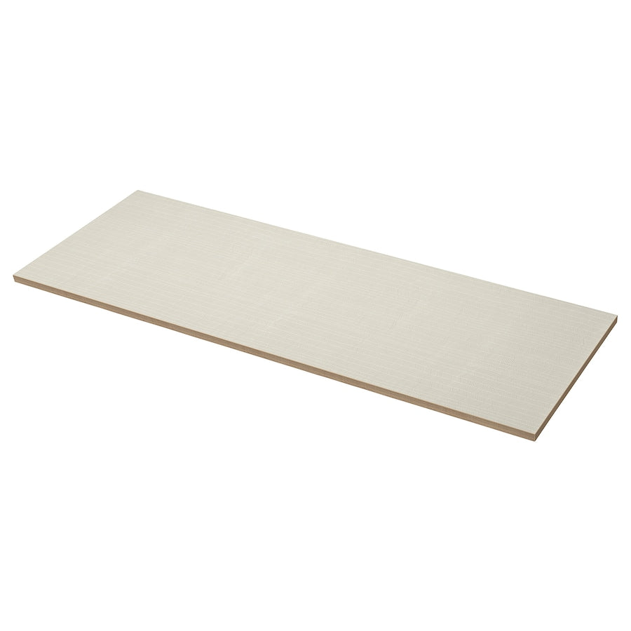 EKBACKEN Worktop, concrete effect/laminate, 246x2.8 cm