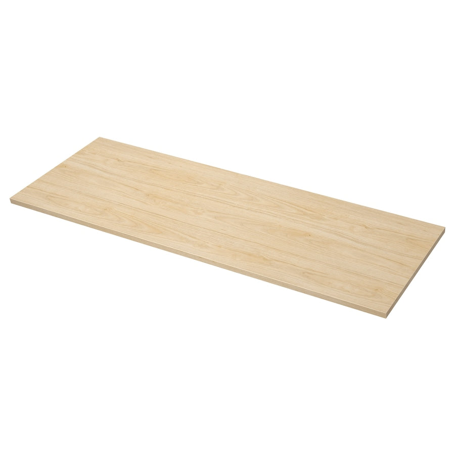 EKBACKEN Worktop, concrete effect/laminate, 246x2.8 cm