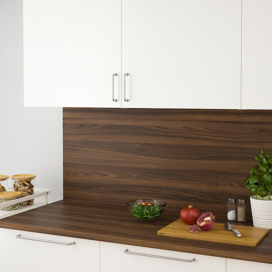 EKBACKEN Worktop, concrete effect/laminate, 246x2.8 cm