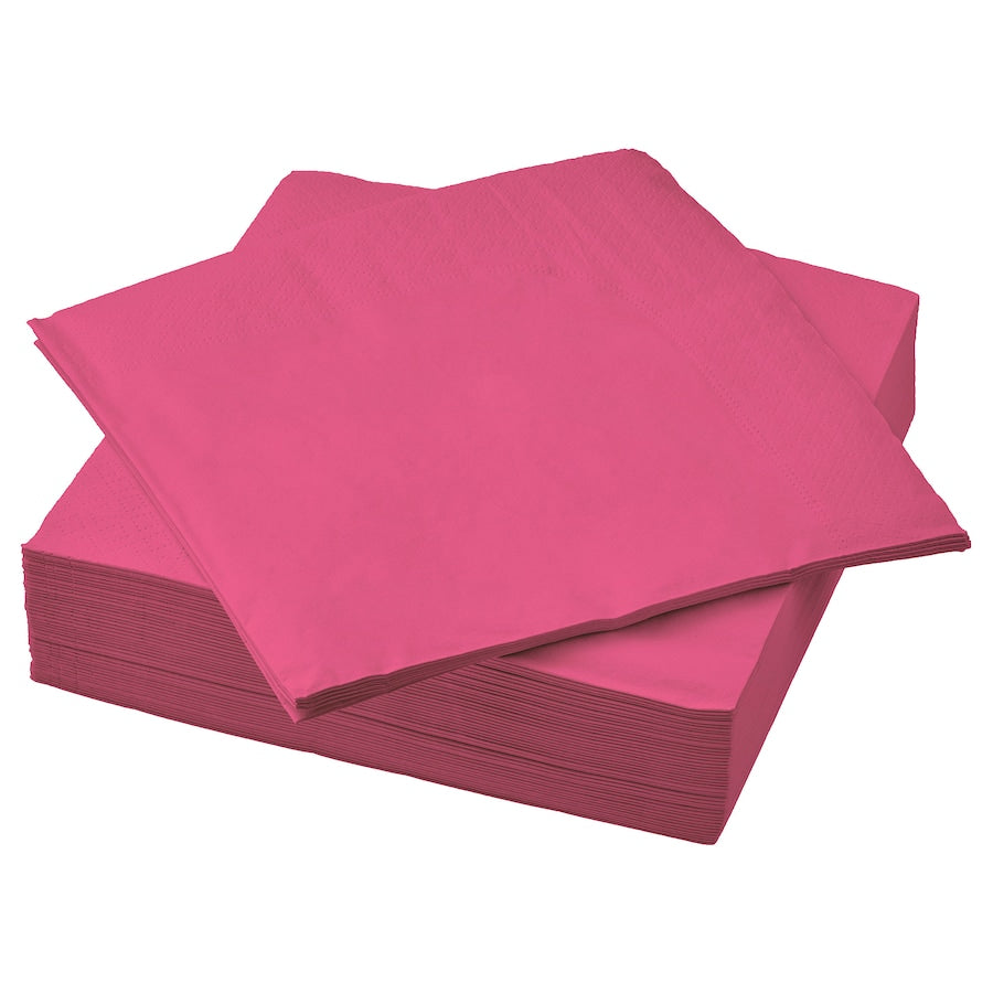 FANTASTISK Paper napkin, dark red, 40x40 cm