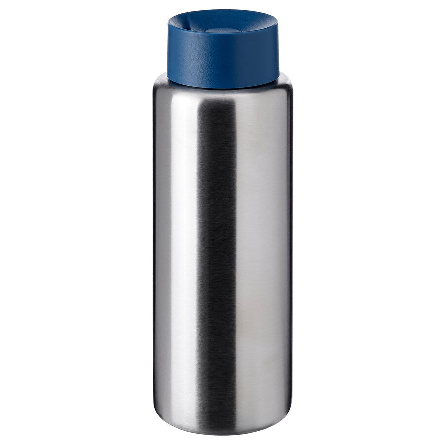 UNDERSÖKA Insulated travel mug, black, 0.4 l