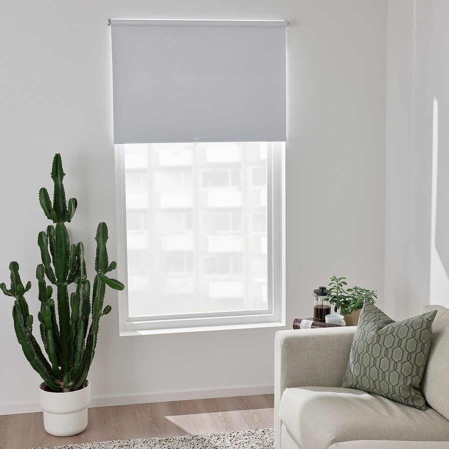 FÖNSTERBLAD Block-out roller blind, beige, 80x155 cm