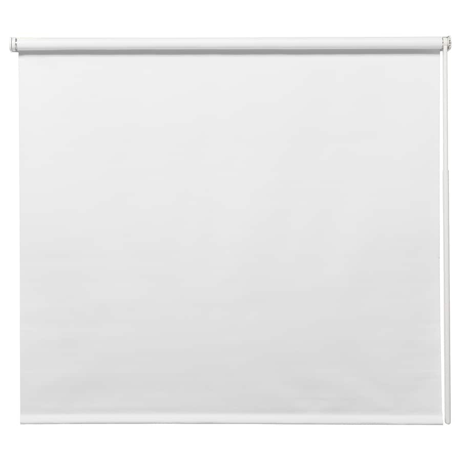 FRIDANS Block-out roller blind, white, 140x195 cm