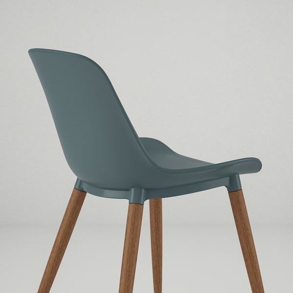 GRÖNSTA Chair, in/outdoor grey-turquoise