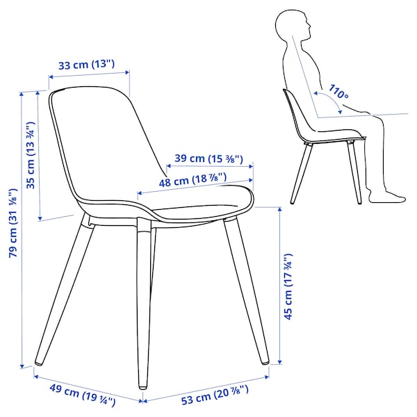 GRÖNSTA Chair, in/outdoor grey-turquoise