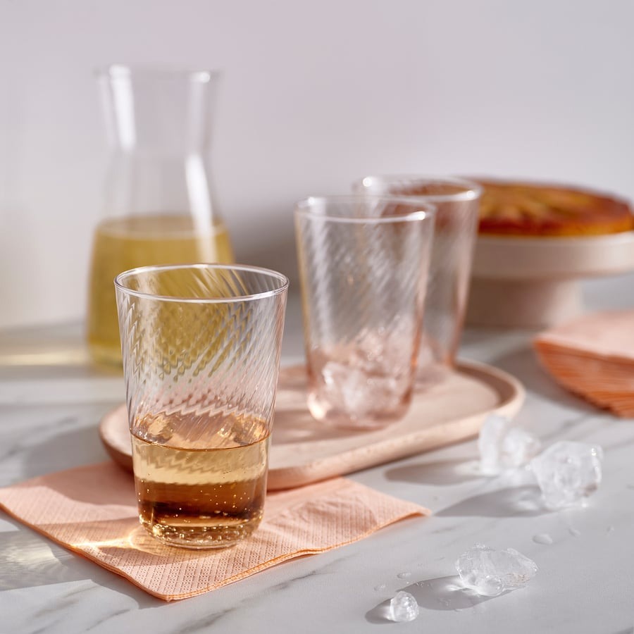 KLIPPLAX Glass, clear glass, 40 cl