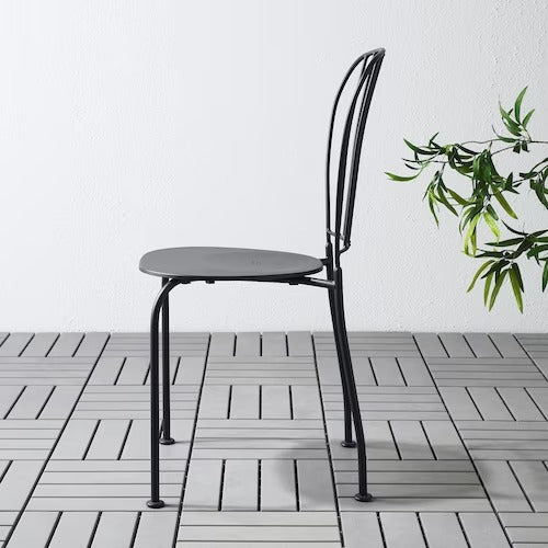 LÄCKÖ Chair, outdoor, grey