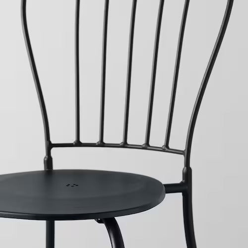 LÄCKÖ Chair, outdoor, grey