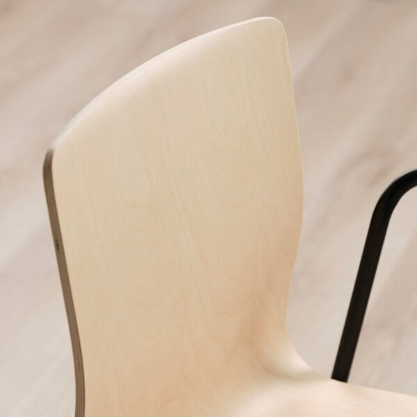 LÄKTARE Conference chair, birch veneer/white