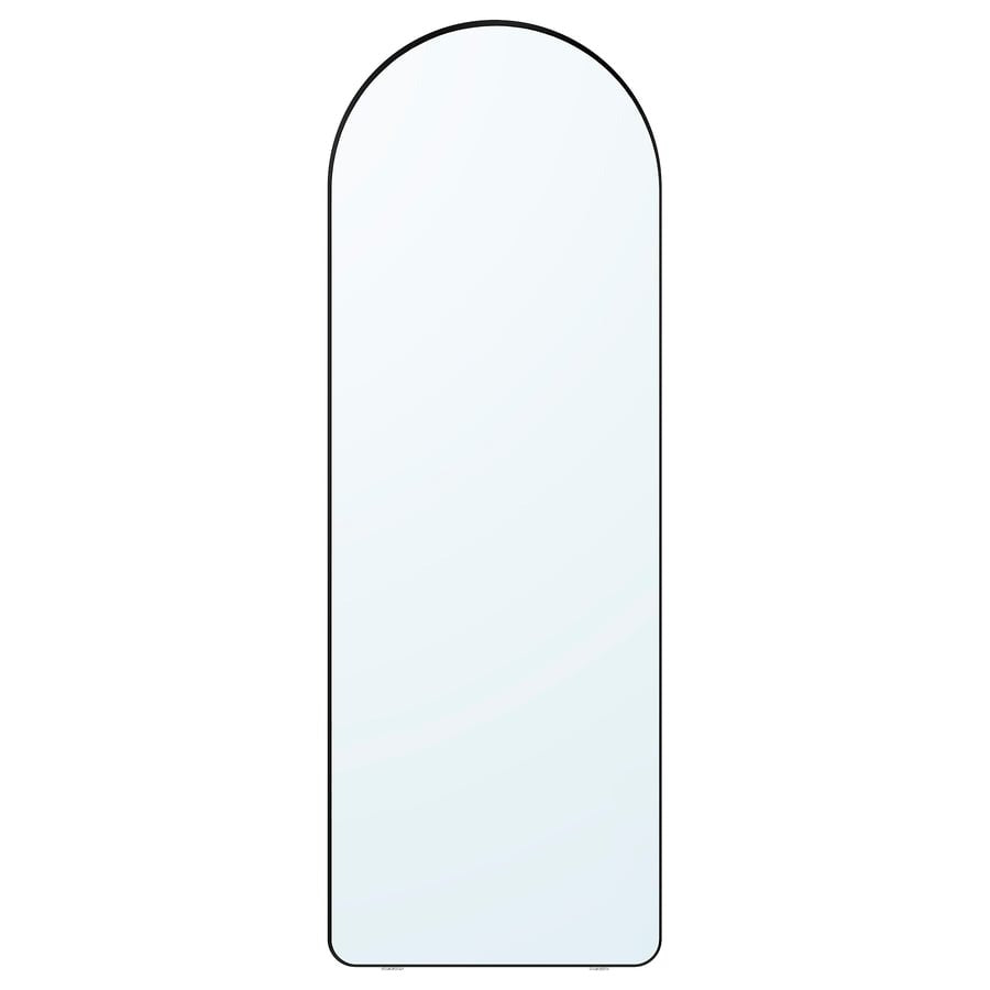 LINDBYN Mirror, black, 60x170 cm