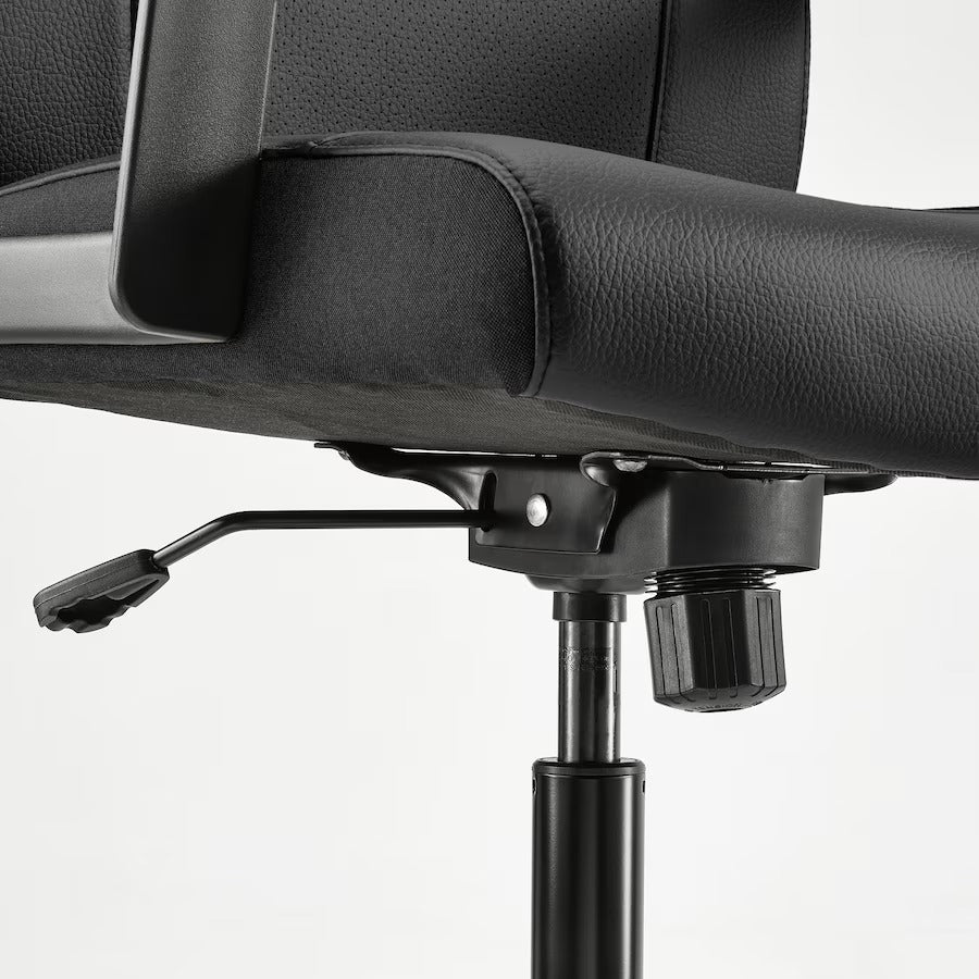 MILLBERGET Swivel chair, Murum black