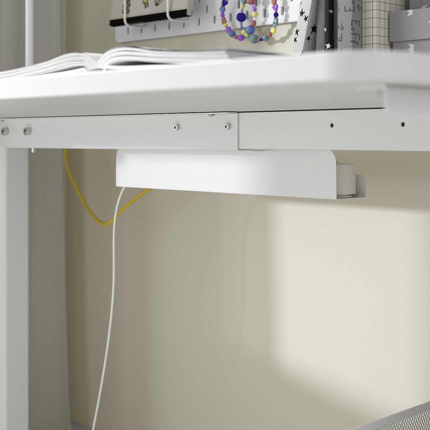 RELATERA Desk, white, 117x60 cm