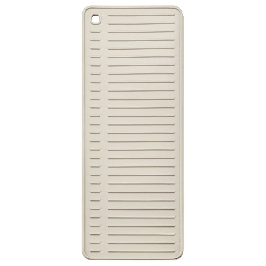 RINNIG Dish drying mat, beige, 51x42 cm