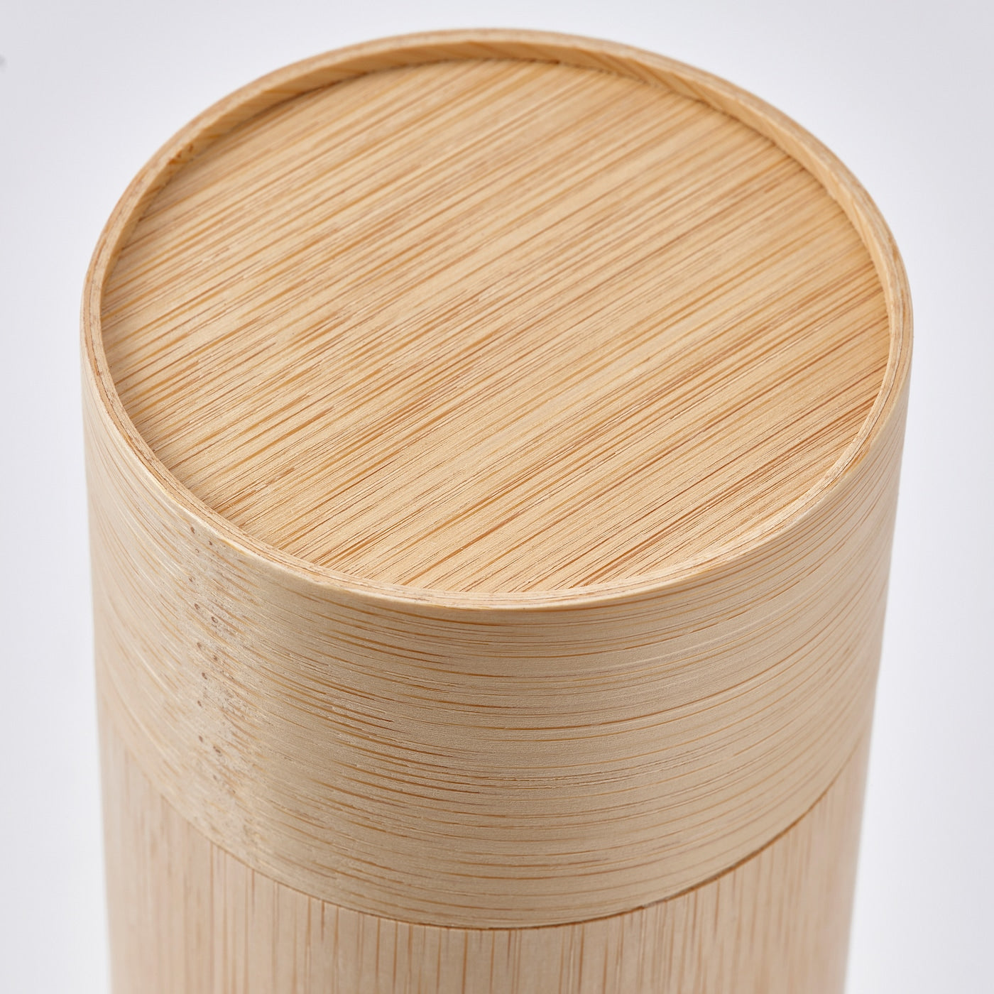 RÖDMULLE Coffee/tea tin, with spoon bamboo veneer, 22 cm