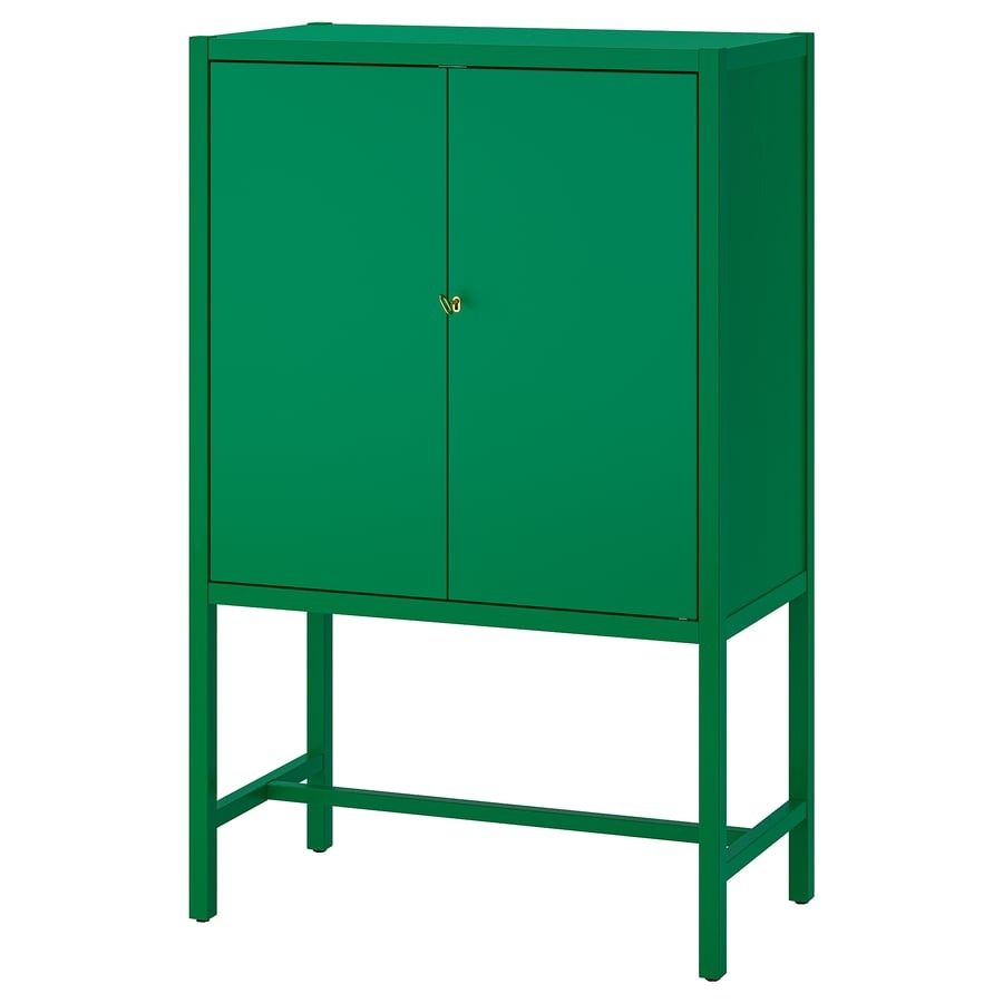 STOCKHOLM 2025 Cabinet with 2 doors, green, 80x40x126 cm